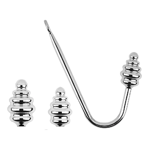 Anal Hooks Screw-in Ribbed 8826 Anal Set GreatBenefit Hook 0921